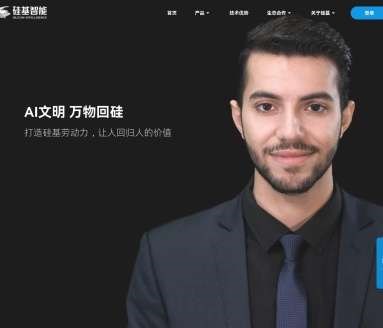 硅基智能网页截图
