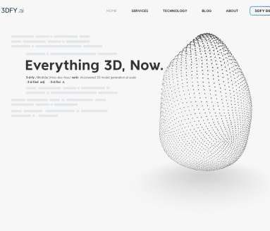 3DFY.ai网页截图