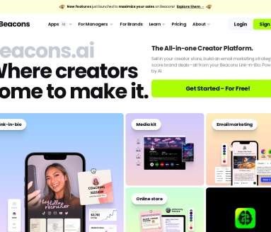 Beacons网页截图