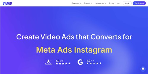 VidAU AI网页截图