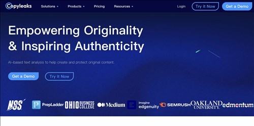 Copyleaks网页截图