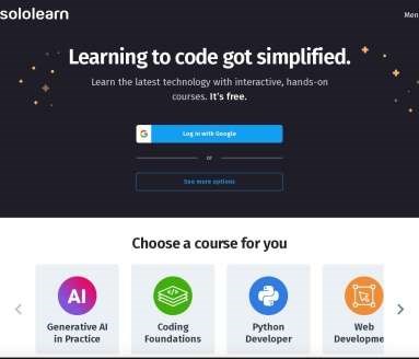 SoloLearn网页截图