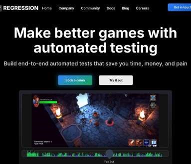 REGRESSION GAMES网页截图