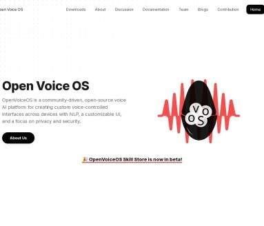 Open Voice OS网页截图