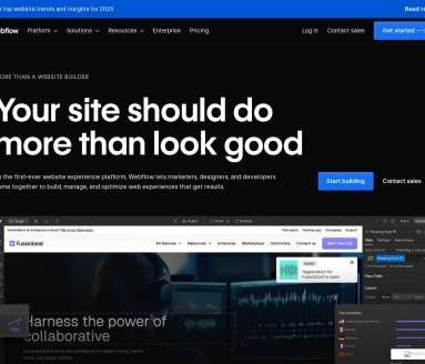 Webflow网页截图