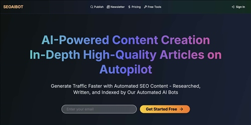 SEOAIBOT网页截图