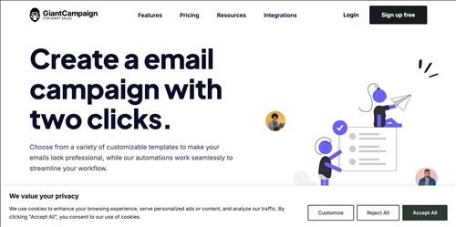 GiantCampaign网页截图