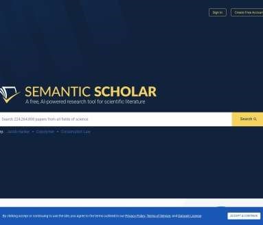 Semantic Scholar网页截图