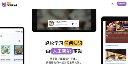 波波熊学伴网页截图