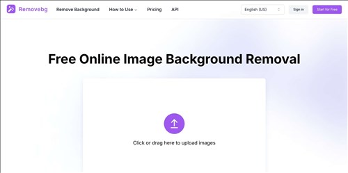 Removebg网页截图