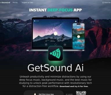 Getsound网页截图