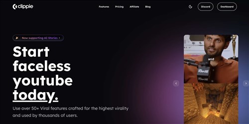 Clippie AI网页截图