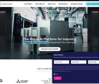 Robovision.ai网页截图
