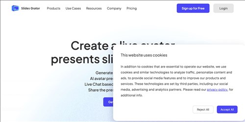 SlidesOrator网页截图