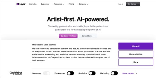 Layer AI网页截图