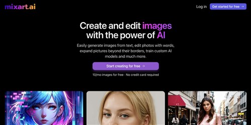 Mixart.ai网页截图