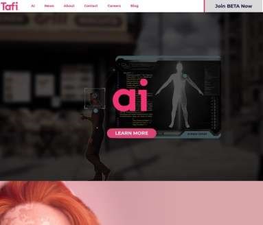 Tafi Avatar网页截图
