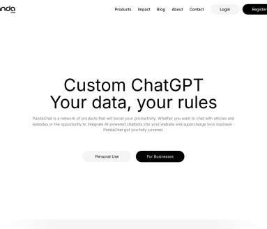 PandaChat网页截图
