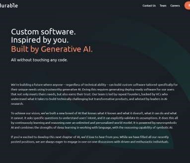 Durable AI网页截图