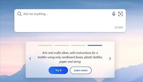 New Bing网页截图