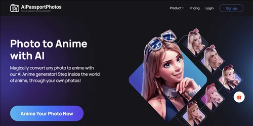 AiPassportPhotos网页截图