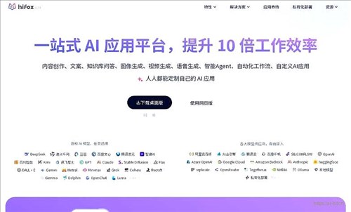 HiFox AI网页截图