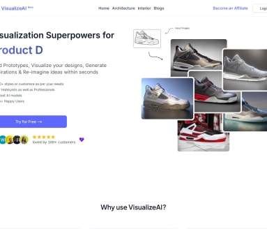 VisualizeAI网页截图