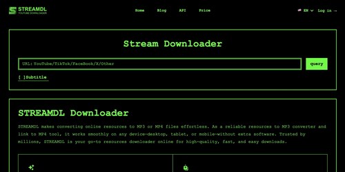 STREAMDL网页截图