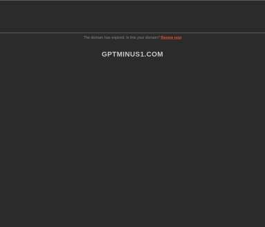 GPT-MINUS1网页截图
