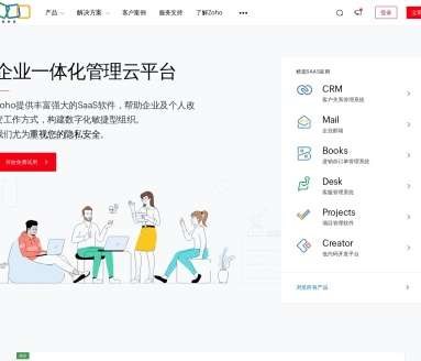 Zoho Show网页截图