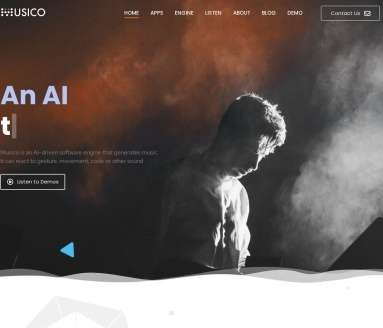 Musico网页截图
