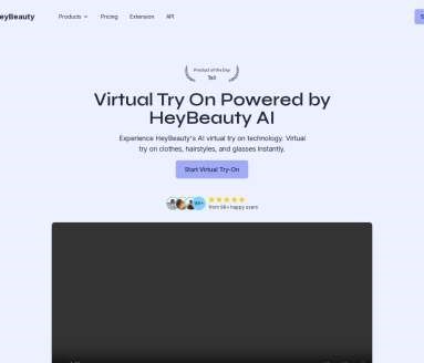 HeyBeauty网页截图