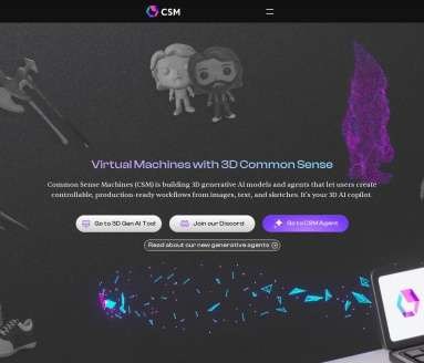 CSM AI网页截图