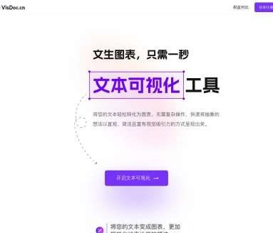 VisDoc智能图表网页截图
