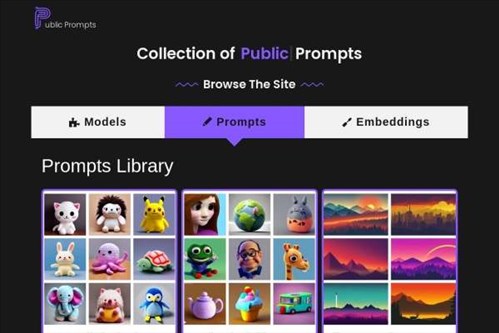 PublicPrompt网页截图
