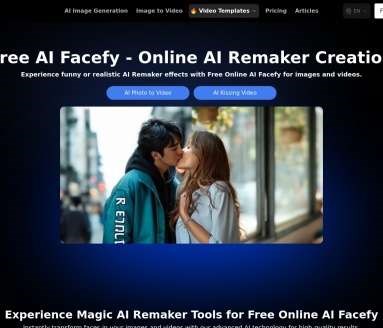 Free AI Facefy网页截图