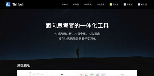 iThinkAir-思想白板网页截图