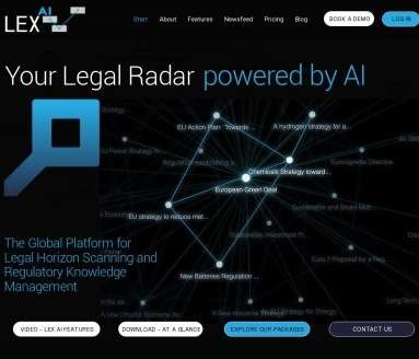 LEX法律数字社区网页截图