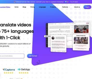 Translate.Video网页截图