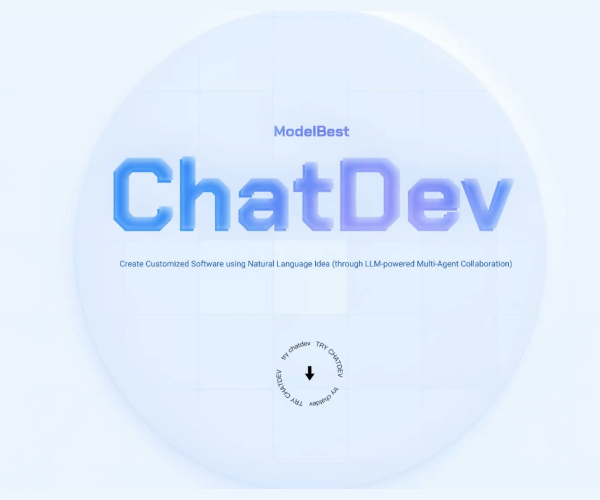 ChatDev网页截图