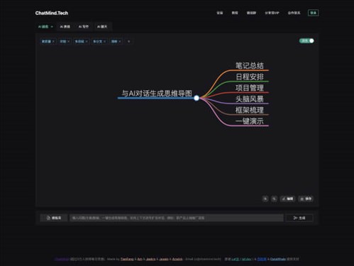 ChatMind网页截图