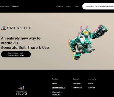 Masterpiece Studio网页截图