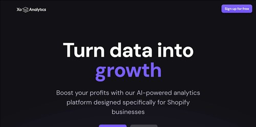 XO Analytics网页截图
