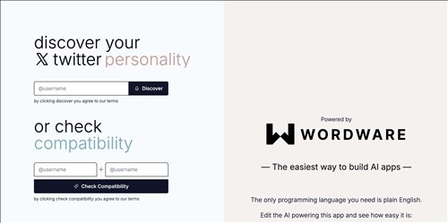 毒舌AI Twitter Personality网页截图