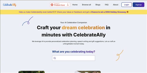 CelebrateAlly网页截图