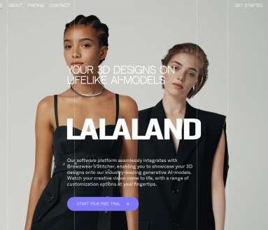 LALALAND网页截图