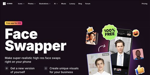 Face Swapper APP网页截图
