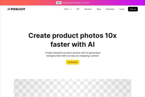 Pixelcut网页截图