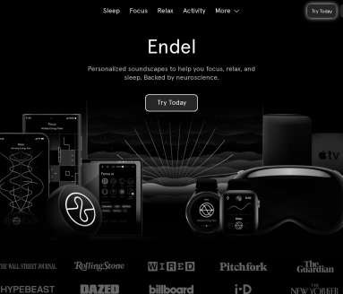 Endel.io网页截图