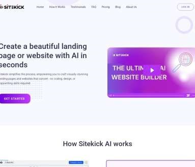 Sitekick网页截图